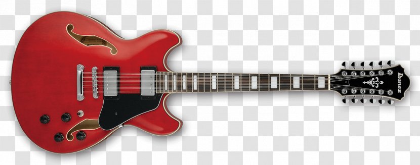 Electric Guitar Gibson ES-335 Semi-acoustic Brands, Inc. - Rich Robinson - Twelve-string Transparent PNG