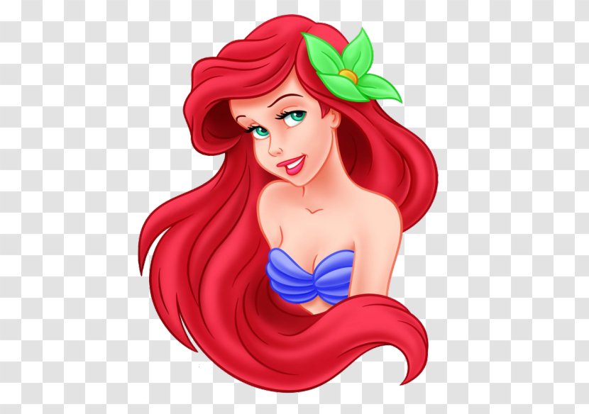 Ariel The Little Mermaid Rapunzel - Silhouette - Disney Princess Transparent PNG