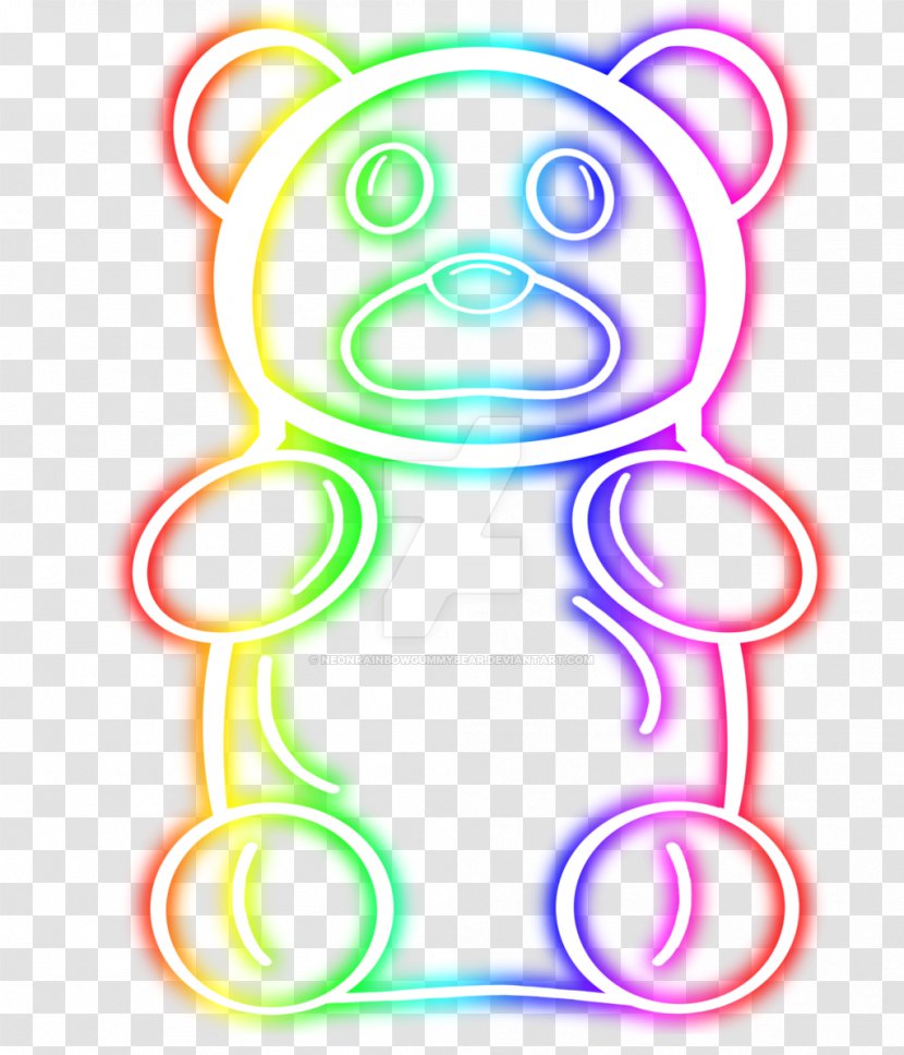 Gummy Bear Gummi Candy Clip Art - Watercolor Transparent PNG