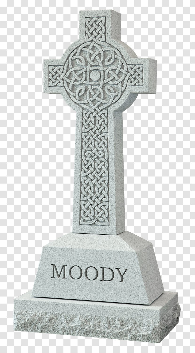 High Cross Celtic Christian Memorial - Christianity - Headstone Transparent PNG