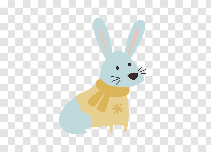 European Rabbit Easter Bunny Watercolor: Flowers - Vertebrate Transparent PNG