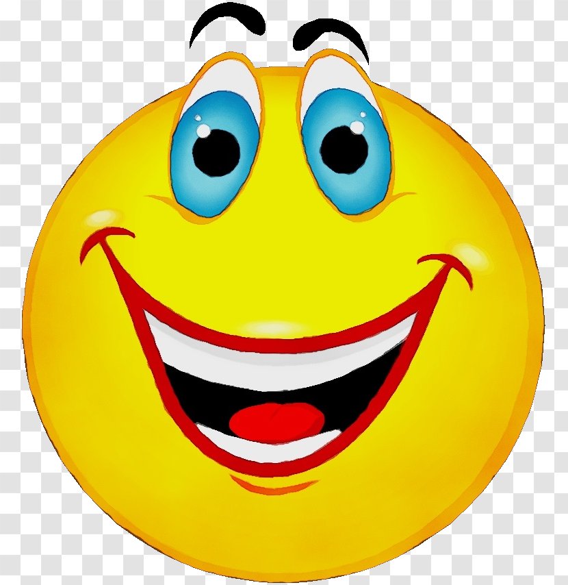 Emoticon - Yellow - Orange Happy Transparent PNG