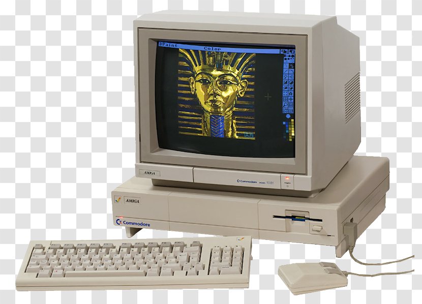 Amiga 1000 Computer Commodore 64 Retrocomputing - Disk Storage Transparent PNG