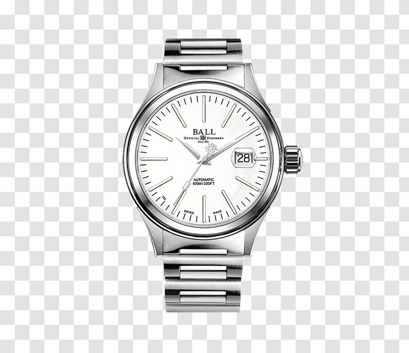 BALL Watch Company Automatic Strap Movement - Silver Transparent PNG