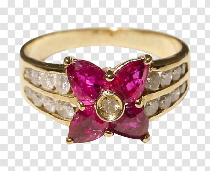 Ruby Body Jewellery Magenta Diamond - Gemstone Transparent PNG