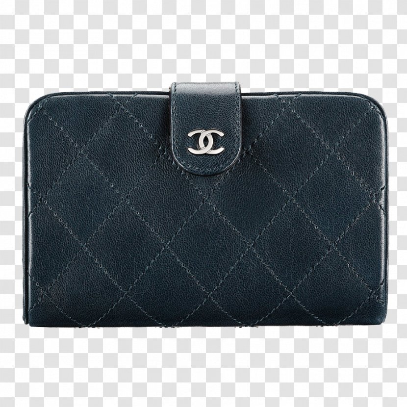 Handbag Leather Wallet Coin Purse - Electric Blue - CHANEL Chanel Bag Clutch Transparent PNG