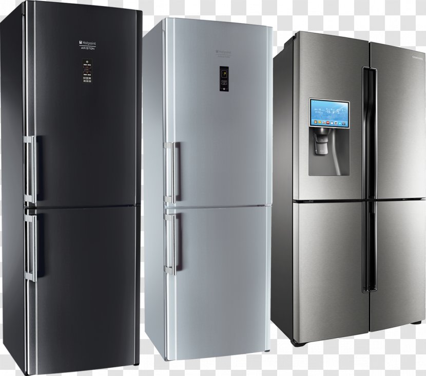 Internet Refrigerator Samsung Home Appliance Kitchen - Frigidaire Gallery Fghb2866p Transparent PNG