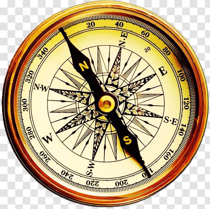 Clock Background - Compass - Measuring Instrument Tool Transparent PNG