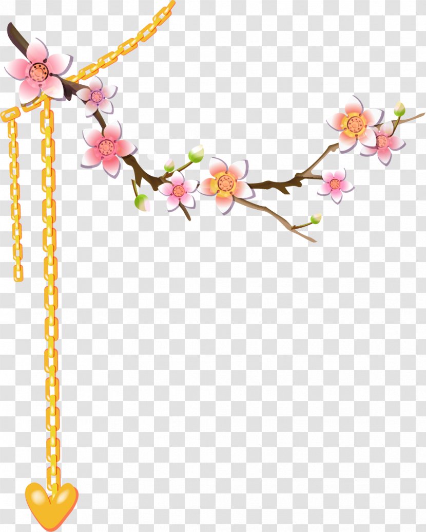 Vector Hand-painted Plum Flowers - Product - Photography Transparent PNG