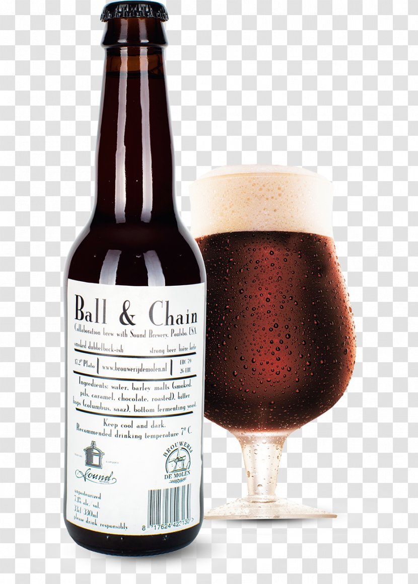 Ale Beer Bottle Brouwerij De Molen Stout Transparent PNG