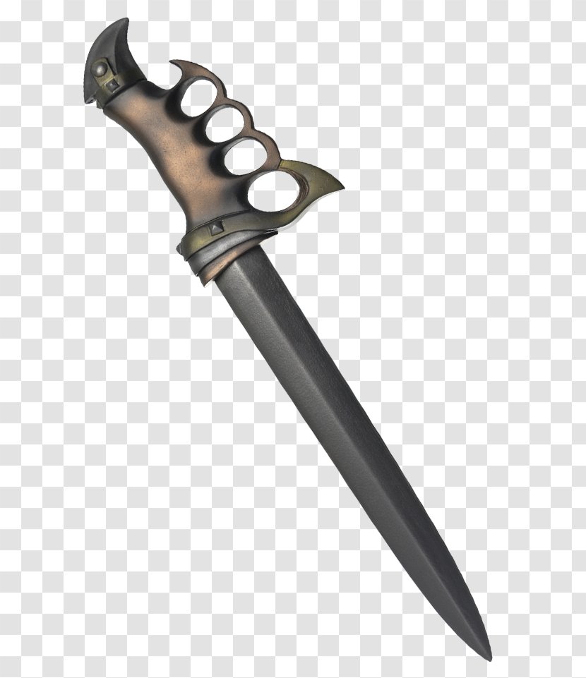 Bowie Knife Hunting & Survival Knives Throwing Dagger - Weapon Transparent PNG