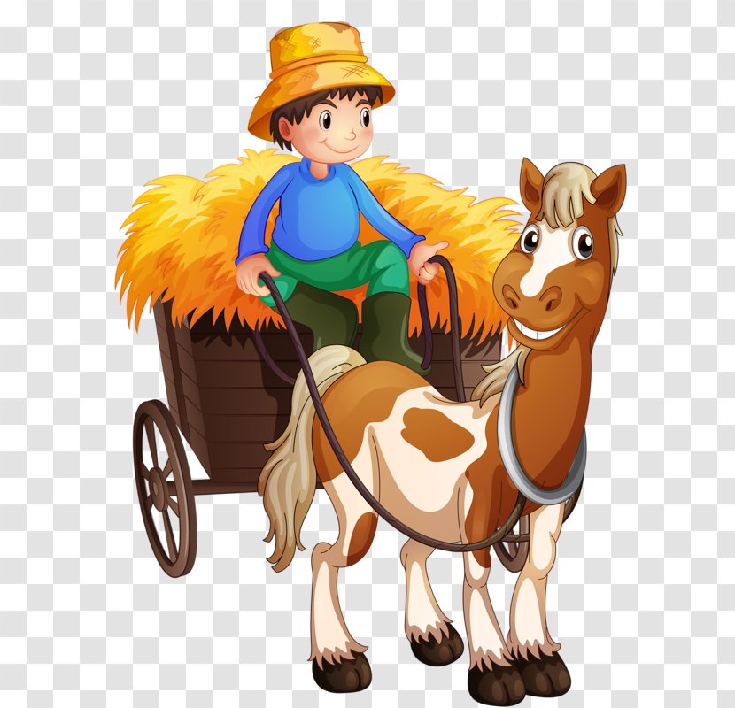 Horse Carriage Cart Clip Art - Shutterstock - Boy Transparent PNG