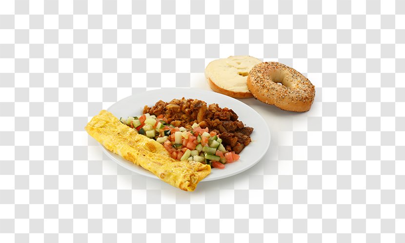 Full Breakfast Lox Bagel Omelette Jewish Cuisine Transparent PNG