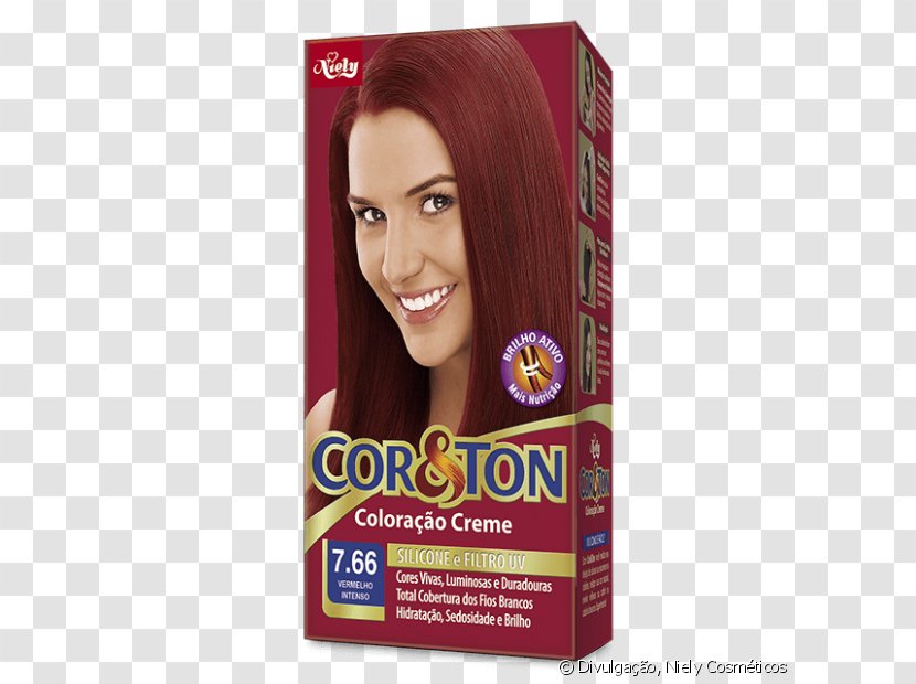 Red Human Hair Color Tincture Transparent PNG