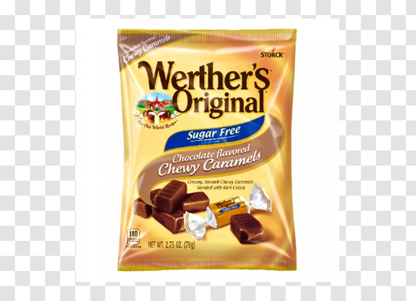 Caramel Apple Flavor Werther's Original Chocolate - Chewy Transparent PNG