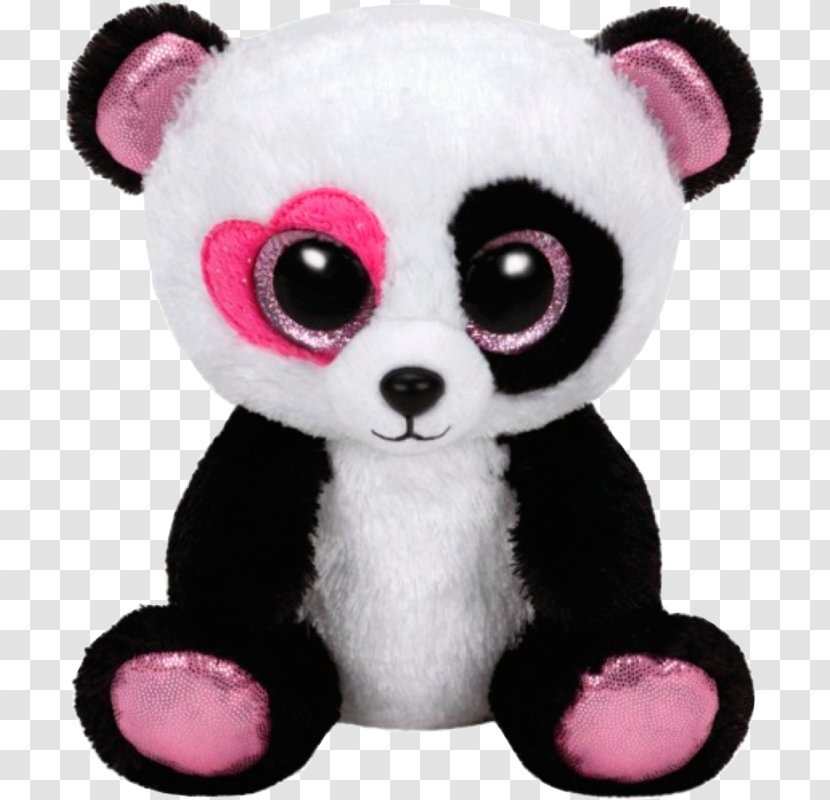 Giant Panda Amazon.com Ty Inc. Bear Beanie Babies - Heart Transparent PNG