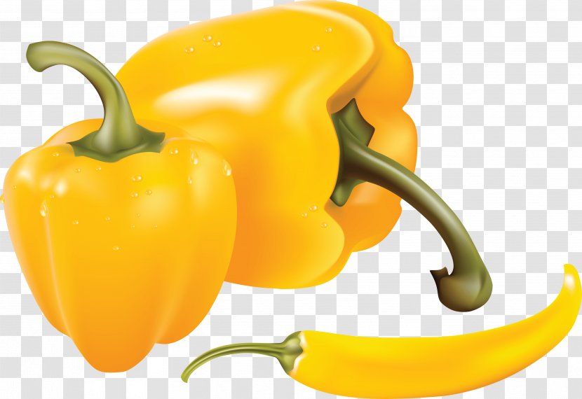 Bell Pepper Yellow Vegetable Chili - Frame - Image Transparent PNG