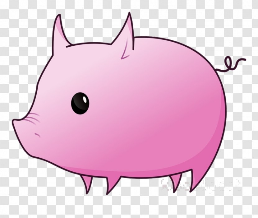 Pig Cartoon - Animation Mouth Transparent PNG