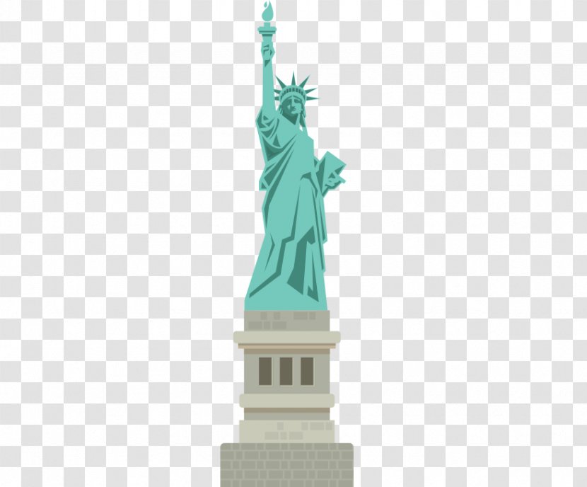 Statue Of Liberty - Building - Vector Architecture Transparent PNG
