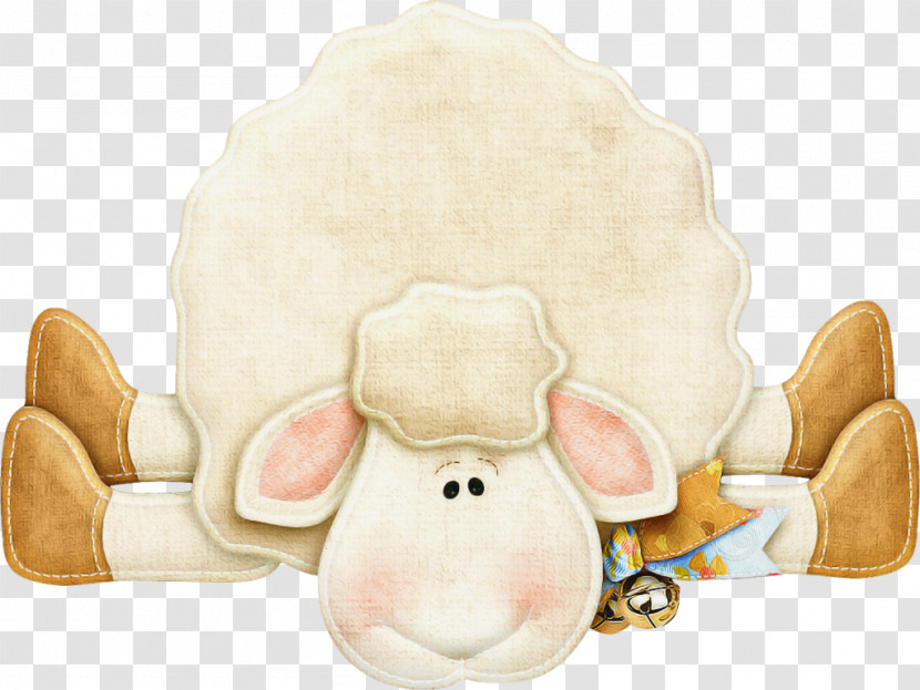 Stuffed Toy Sheep Toy Plush Textile Transparent PNG
