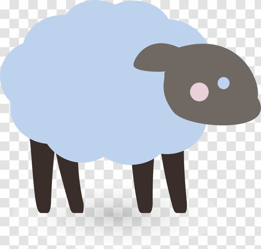 Cattle Sheep Domestic Pig Clip Art - Snout - Vector Hand-painted Transparent PNG