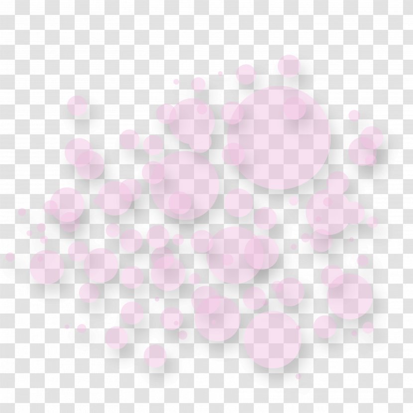 Petal Circle - Pretty Pink Creative Transparent PNG