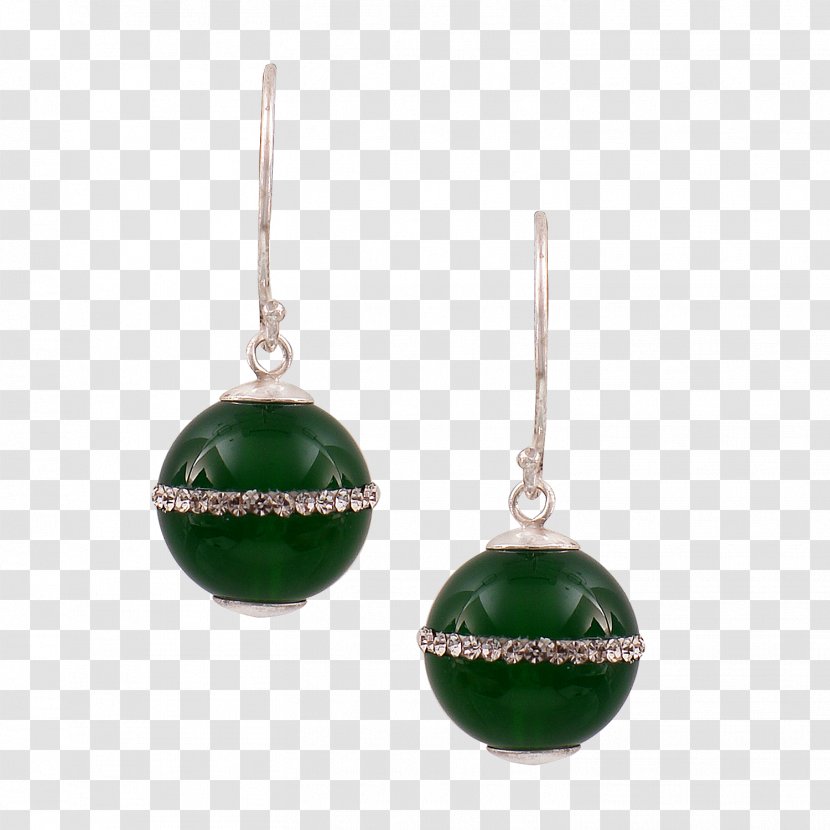 Emerald Earring Jewellery Silver Jade - Gemstone Transparent PNG