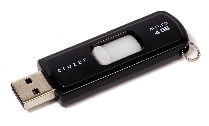 Computer Data Storage USB Flash Drives Auxiliary Memory Removable Media - Usb Drive Transparent PNG