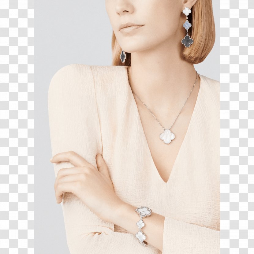 Necklace Earring Alhambra Charms & Pendants Van Cleef Arpels Transparent PNG