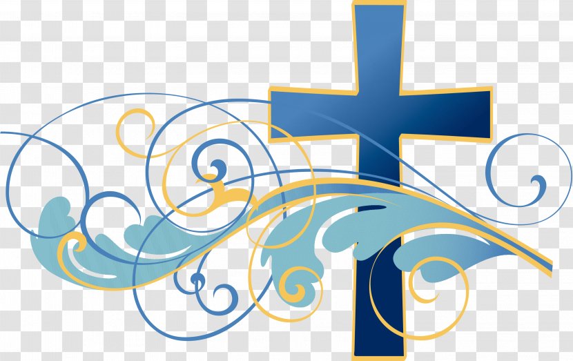 Bible Christian Cross Christianity Church Clip Art - Blue - Reflections Word Cliparts Transparent PNG