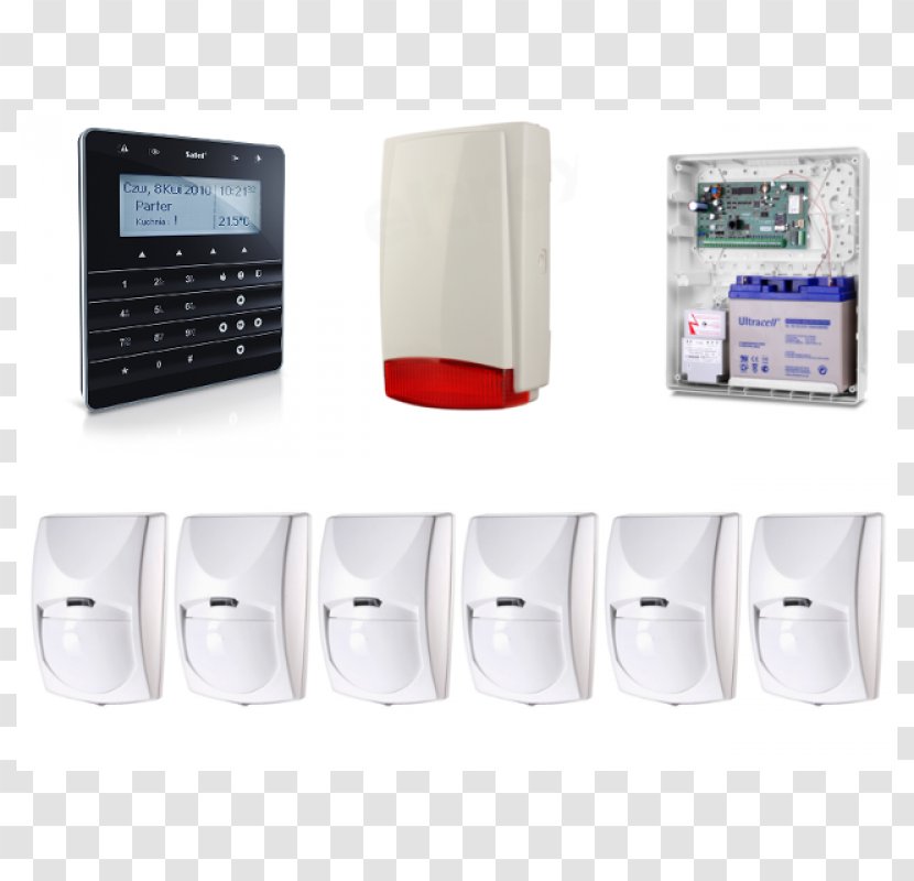 Security Alarms & Systems Passive Infrared Sensor General Packet Radio Service Electronics - House Transparent PNG