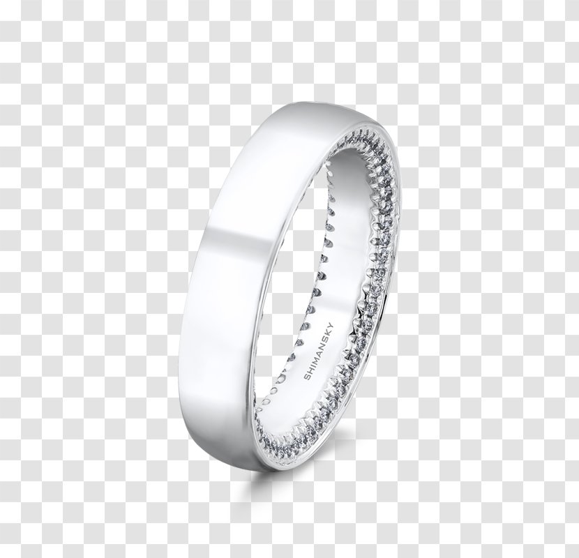Wedding Ring Silver Body Jewellery - Circle Transparent PNG