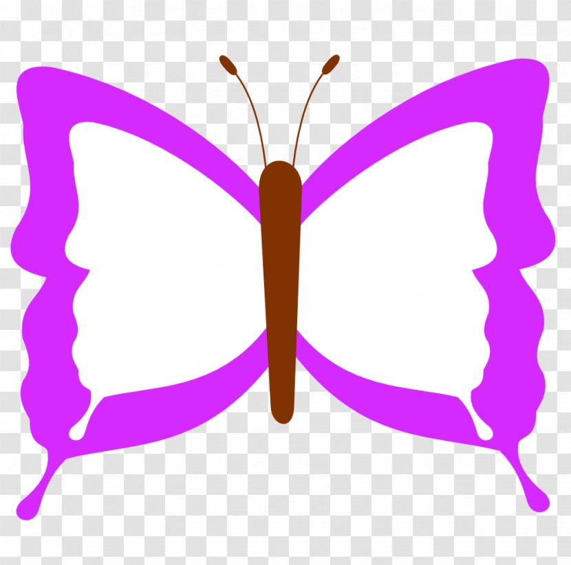 Monarch Butterfly Insect Clip Art - Drawing - Purple Transparent PNG