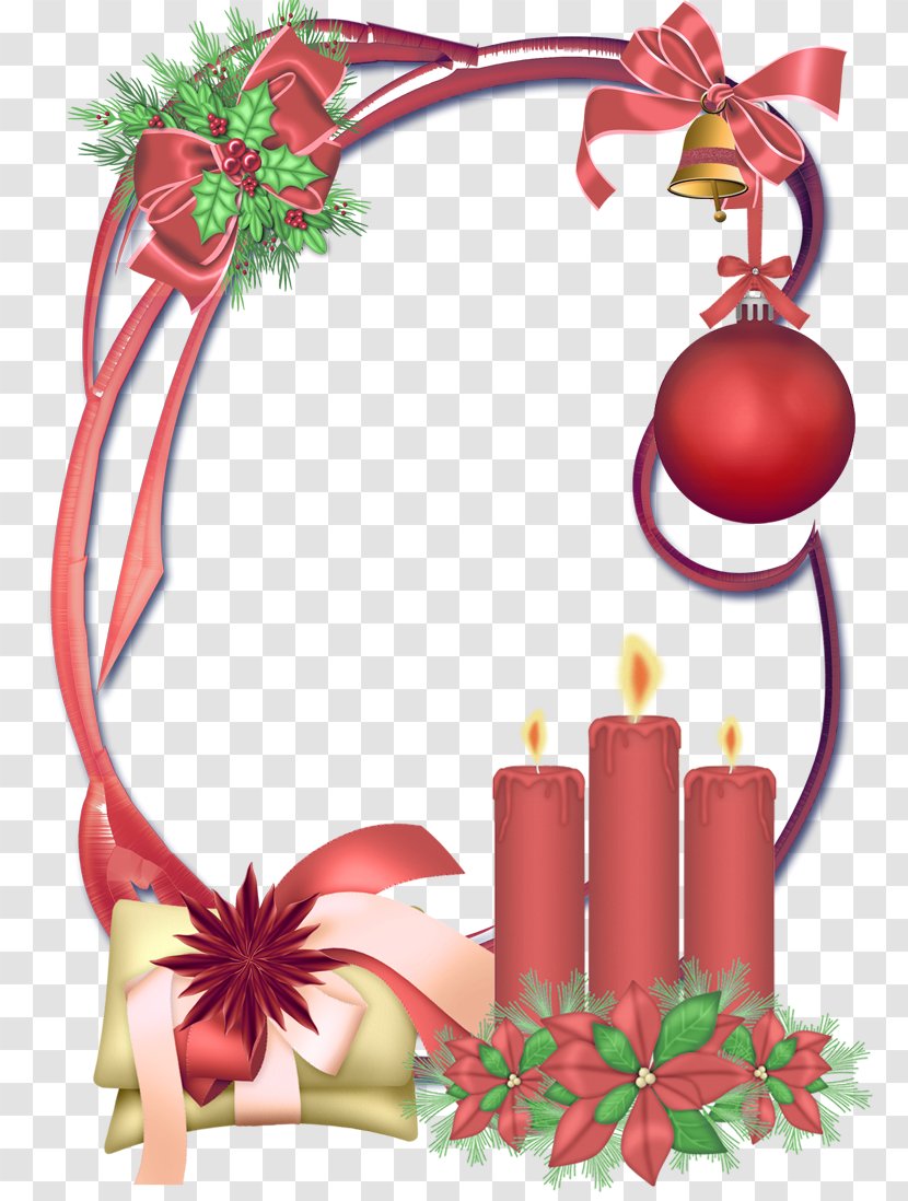 Christmas Picture Frames Borders And Clip Art Transparent PNG