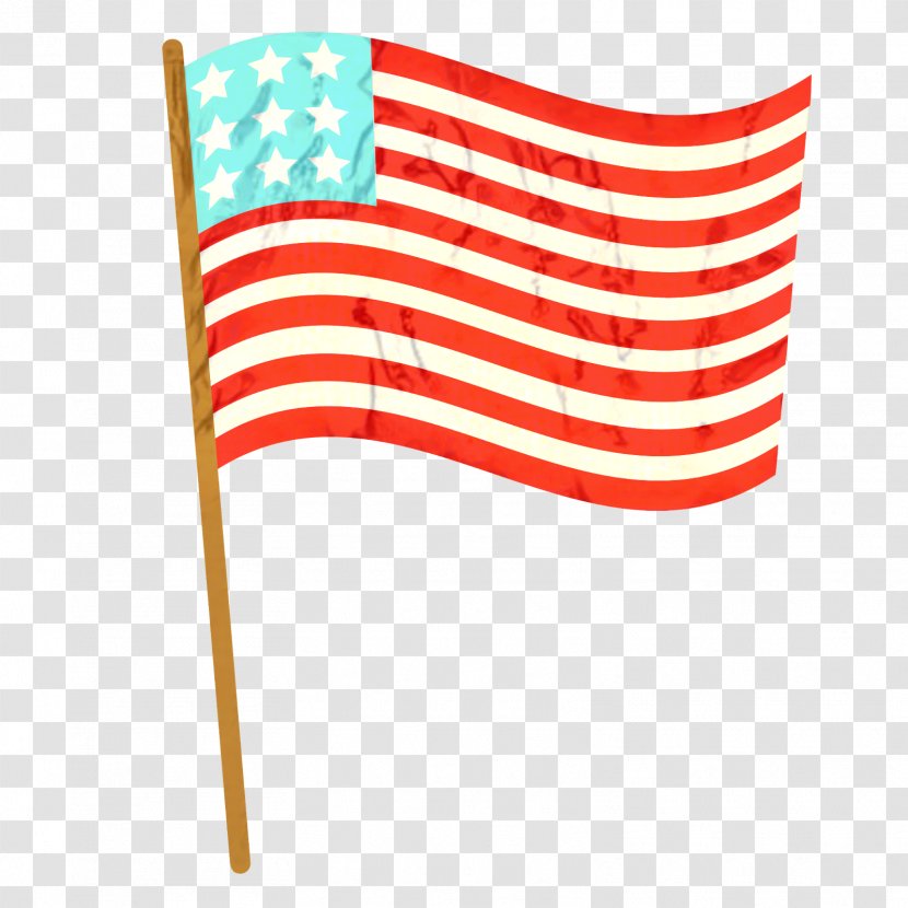 Flag Cartoon - Of The United States Transparent PNG