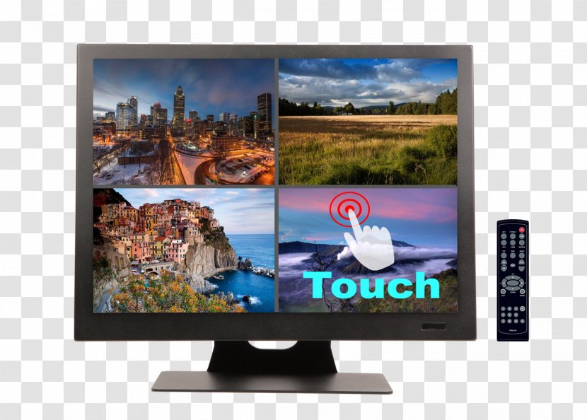 LCD Television Computer Monitors Touchscreen Capacitive Sensing Display Device - Backlight - Lcd Tv Transparent PNG