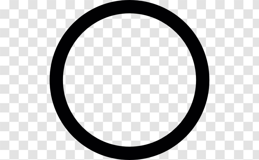 Circle Clip Art - Black And White - Circulo Transparent PNG