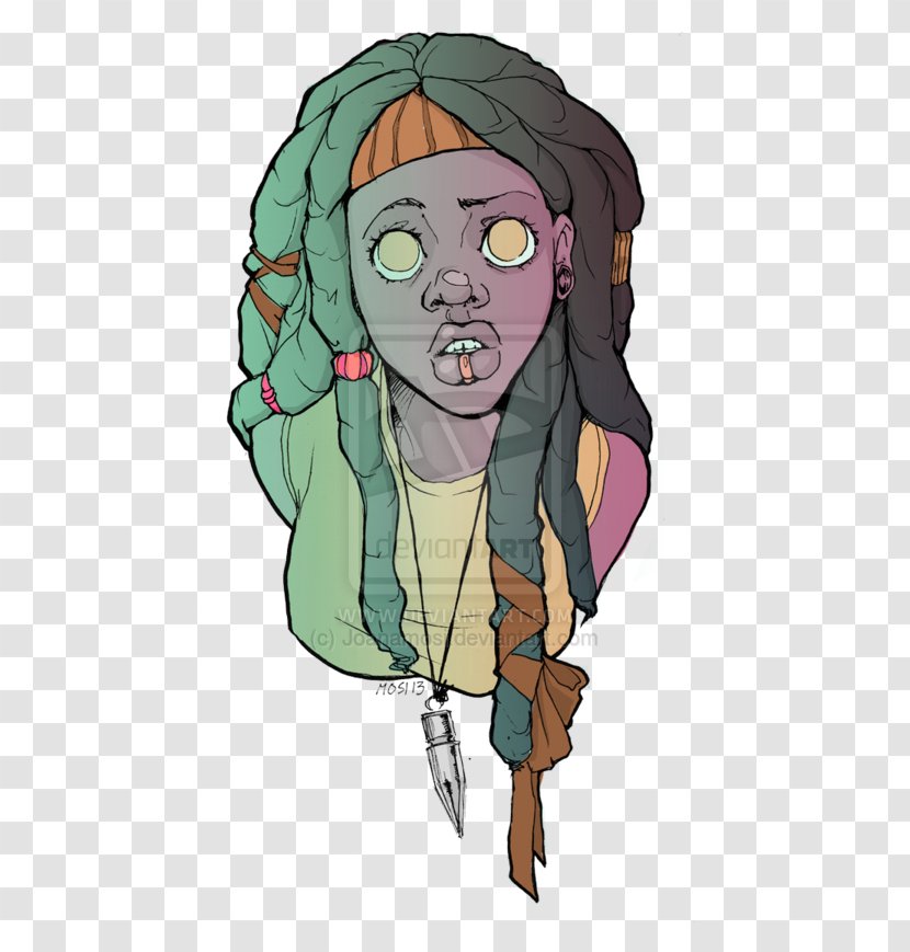 Rastafari Drawing Cartoon Female - Painting Transparent PNG