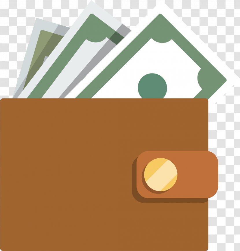 Wallet Stock Photography Stock.xchng Illustration - Product Design - Vector Brown Flattened Transparent PNG