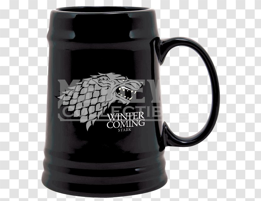 House Stark Targaryen Beer Stein Winter Is Coming Mug - Collectable Transparent PNG