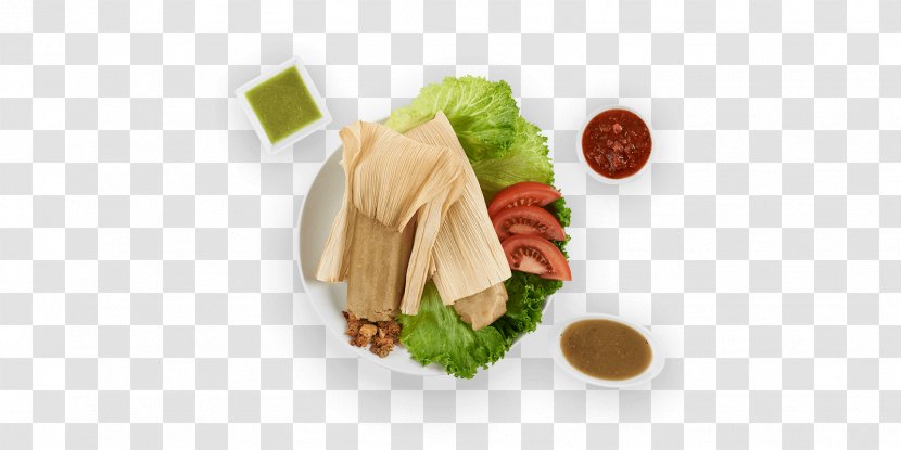 Tamale Vegetarian Cuisine Taco Latin American Salsa - Dish Transparent PNG