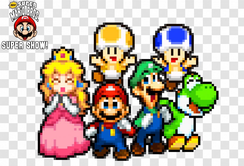 Mario Bros. New Super Bros Toad Luigi - Play Transparent PNG