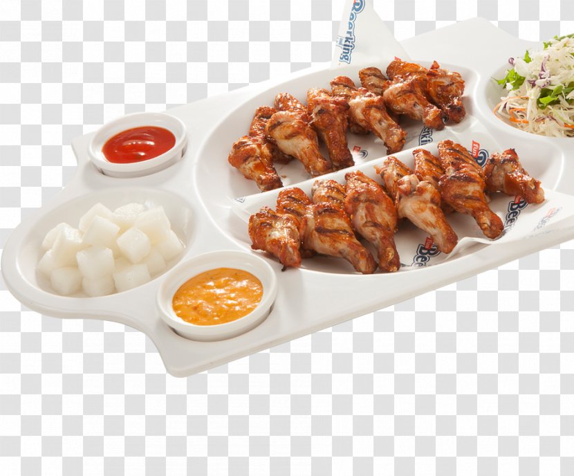 Yakitori Buffalo Wing Roast Chicken Fried - Dish Transparent PNG
