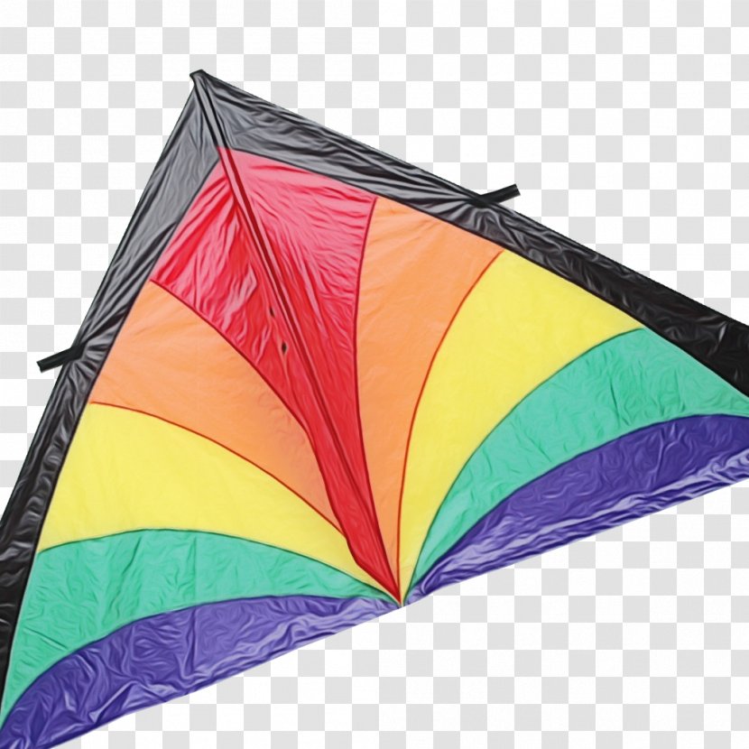 Tent Cartoon - Triangle - Parachute Kite Sports Transparent PNG