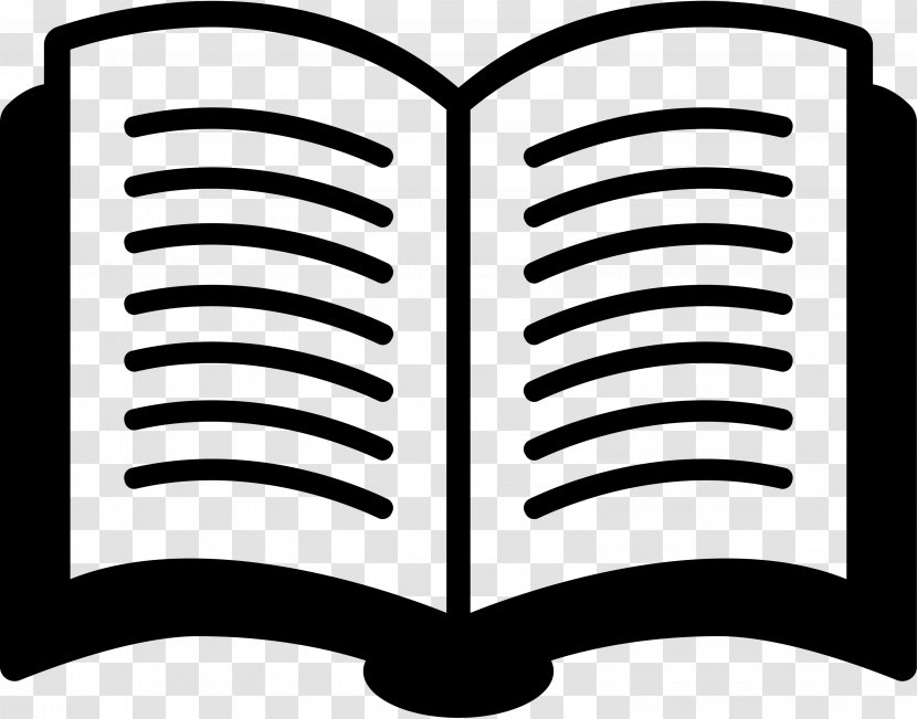 Textbook - Black And White - Book Transparent PNG