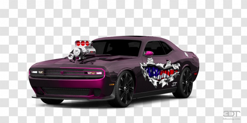 Dodge Challenger MINI Cooper Sports Car - Mini Transparent PNG