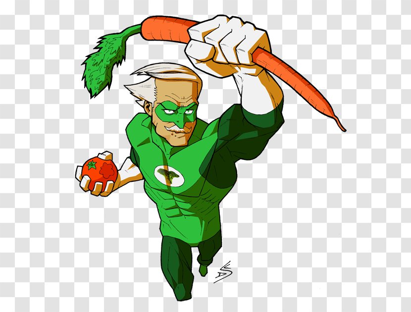 Vegetable Superhero Eating Food - Plant Transparent PNG