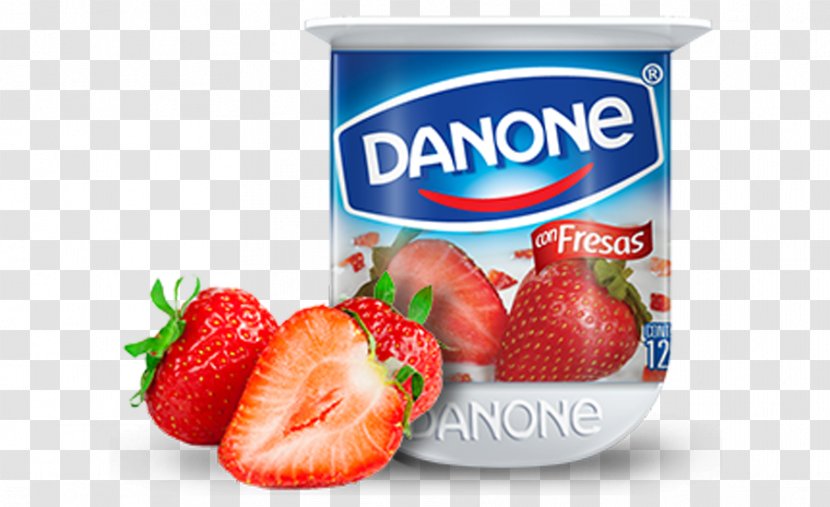 Danone Organic Food WhiteWave Foods Strawberry - Dairy Product Transparent PNG