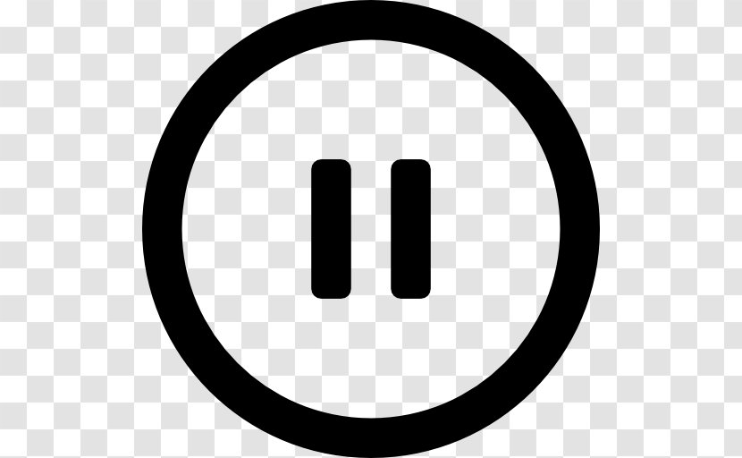 Clip Art - Smile - Pause Button Transparent PNG