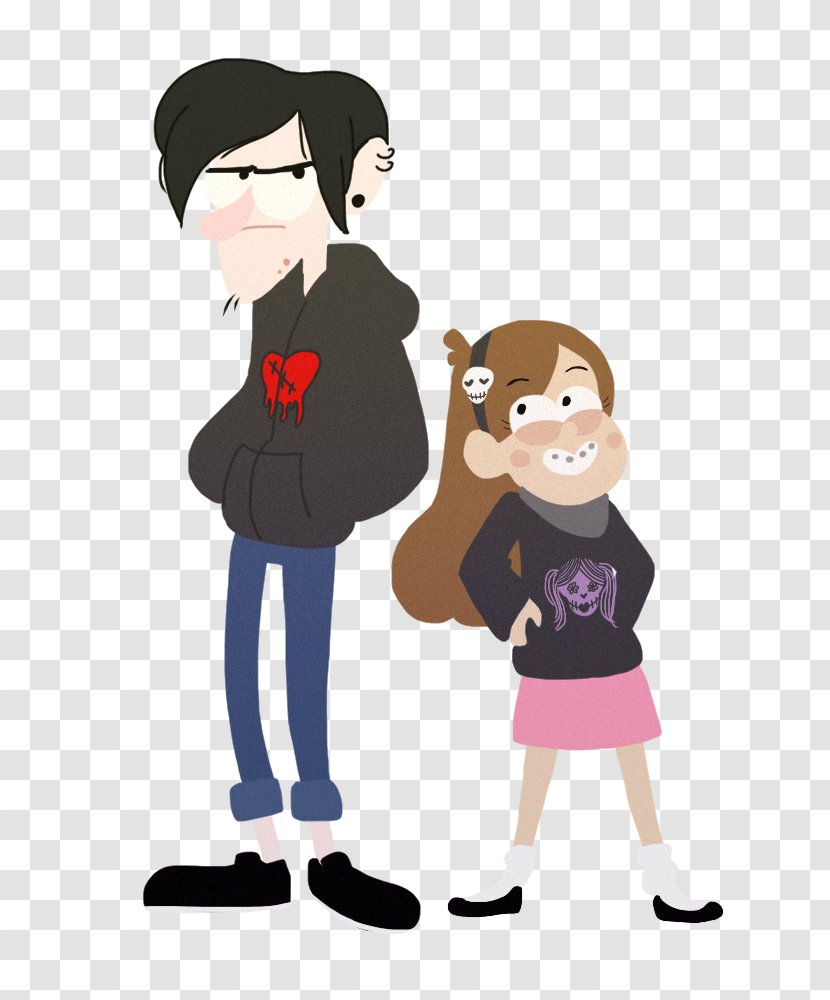 Mabel Pines Robbie Goth Subculture Pastel Clothing - And Dipper Human Behavior Transparent PNG